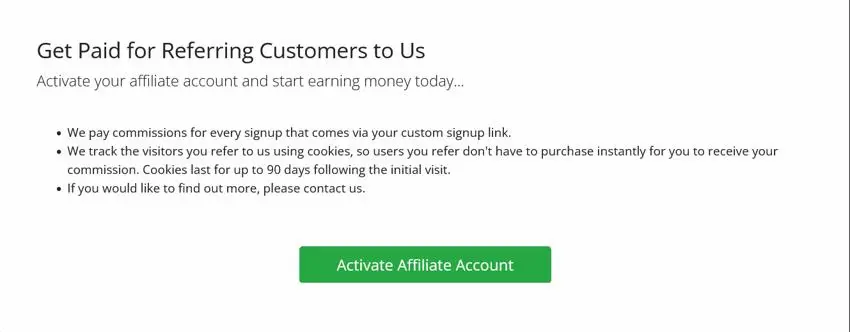 activate your affiliate account